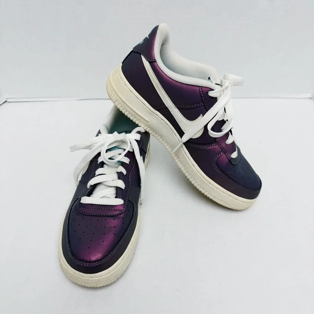 Nike - Iridescent Purple Air Force 1 Shoes